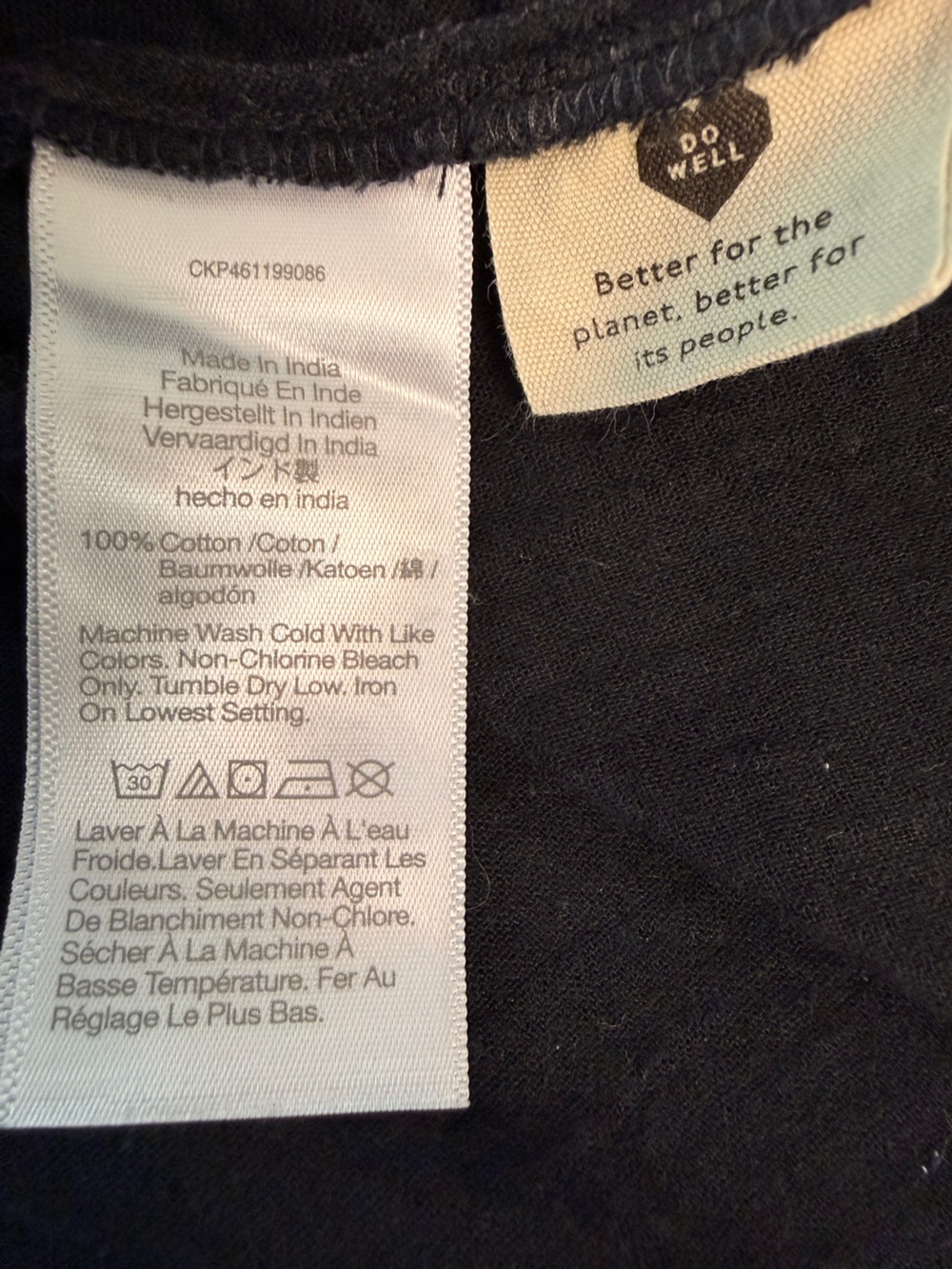 Madewell Cotton Boho Black White Halter Small High Low Back Keyhole Maxi Dress L - Picture 10 of 10